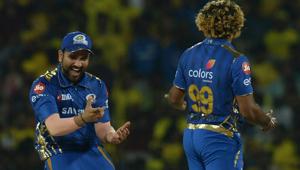 File image of Rohit Sharma, Lasith Malinga(AFP) File image of Rohit Sharma, Lasith Malinga(AFP)