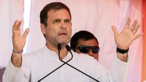 The Election Commission has held that Congress president Rahul Gandhi did not violate the model code of conduct during an election speech in Madhya Pradesh where he called his BJP counterpart Amit Shah a “murder-accused”.(PTI File Photo) The Election Commission has held that Congress president Rahul Gandhi did not violate the model code of conduct during an election speech in Madhya Pradesh where he called his BJP counterpart Amit Shah a “murder-accused”.(PTI File Photo)