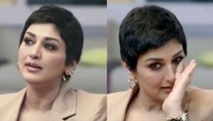 Sonali Bendre breaks down on Neha Dhupia’s chat show BFFs. Sonali Bendre breaks down on Neha Dhupia’s chat show BFFs.