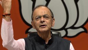 The United Nations designating Jaish-e-Mohammed chief Masood Azhar a global terrorist is a diplomatic victory for India, said Arun Jaitley said on Thursday.(Mohd Zakir/HT PHOTO) The United Nations designating Jaish-e-Mohammed chief Masood Azhar a global terrorist is a diplomatic victory for India, said Arun Jaitley said on Thursday.(Mohd Zakir/HT PHOTO)