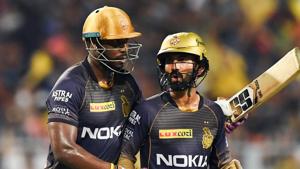 Kolkata Knight Riders face Kings XI Punjab in an IPL match on Friday.(AFP) Kolkata Knight Riders face Kings XI Punjab in an IPL match on Friday.(AFP)