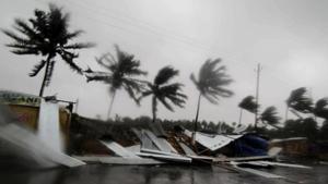The EC directions came following a letter from the chief minister on Wednesday requesting that the model code of conduct be relaxed in the state to enable him to take stock of the relief and rehabilitation measures in the areas likely to be hit by the cyclone.(AP PHOTO) The EC directions came following a letter from the chief minister on Wednesday requesting that the model code of conduct be relaxed in the state to enable him to take stock of the relief and rehabilitation measures in the areas likely to be hit by the cyclone.(AP PHOTO)