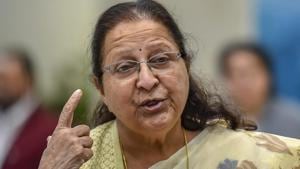 Lok Sabha Speaker Sumitra Mahajan Friday held a meeting of senior officials to review the preparedness for commencement of 17th Lok Sabha and said the lower house has now become part of her life.(PTI) Lok Sabha Speaker Sumitra Mahajan Friday held a meeting of senior officials to review the preparedness for commencement of 17th Lok Sabha and said the lower house has now become part of her life.(PTI)