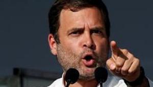 Lok Sabha elections 2019-Delivery on NYAY within a year of coming to power: Rahul Gandhi(REUTERS) Lok Sabha elections 2019-Delivery on NYAY within a year of coming to power: Rahul Gandhi(REUTERS)