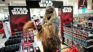 A fan dressed as Chewbacca in Sydney, Australia, as part of Star Wars' Force Friday celebration(REUTERS) A fan dressed as Chewbacca in Sydney, Australia, as part of Star Wars' Force Friday celebration(REUTERS)