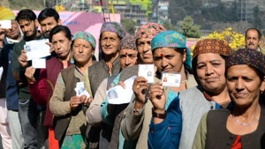 The list of the centenarian voters also includes the name of 102 year-old Shyam Saran Negi of Kinnaur, who is said to be the first person to cast his vote in independent India on October 25, 1951.(HT Photo) The list of the centenarian voters also includes the name of 102 year-old Shyam Saran Negi of Kinnaur, who is said to be the first person to cast his vote in independent India on October 25, 1951.(HT Photo)