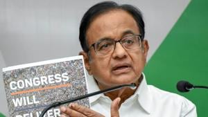 Senior Congress leader P Chidambaram reminded the PM that Lashkar-e-Taiba founder Hafiz Saeed and its militant Zaki-ur-Rehman Lakhvi were named as a global terrorists during UPA’s rule.(PTI)
