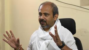 Lok Sabha elections 2019- ‘North East Delhi will vote for change this time, elect one of their own’: AAP’s Dilip Pandey(Sonu Mehta/HT PHOTO) Lok Sabha elections 2019- ‘North East Delhi will vote for change this time, elect one of their own’: AAP’s Dilip Pandey(Sonu Mehta/HT PHOTO)