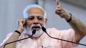 Prime Minister Narendra Modi launched a fresh attack on the opposition parties on Saturday.(PTI file photo)