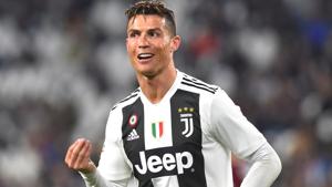 Juventus' Cristiano Ronaldo gestures.(REUTERS) Juventus' Cristiano Ronaldo gestures.(REUTERS)