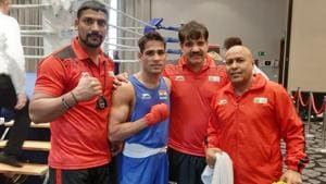 Gaurav Solanki and Manish Kaushik bagged a gold each.(Twitter) Gaurav Solanki and Manish Kaushik bagged a gold each.(Twitter)