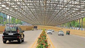 Last year, the Hero Honda Chowk underpass was closed for more than 50 hours after the GMDA’s motor pumps had failed to drain the rainwater.(HT File) Last year, the Hero Honda Chowk underpass was closed for more than 50 hours after the GMDA’s motor pumps had failed to drain the rainwater.(HT File)
