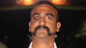 IAF Wing Commander Abhinandan Varthaman, who spent some days in Pakistani custody when his MiG-21 was shot down in a dogfight with PAF jets a day after the February 26 Balakot strike, appeared in high spirits as he posed for selfies with colleagues and other servicemen.(ANI) IAF Wing Commander Abhinandan Varthaman, who spent some days in Pakistani custody when his MiG-21 was shot down in a dogfight with PAF jets a day after the February 26 Balakot strike, appeared in high spirits as he posed for selfies with colleagues and other servicemen.(ANI)