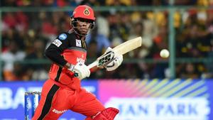Shimron Hetmyer in action.(PTI) Shimron Hetmyer in action.(PTI)