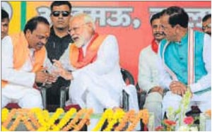 “With the blessings of the people, India is counted among the powerful nations of the world. India’s words are taken seriously. From Saudi Arabia to UAE and from Philippines to Russia, India is getting respect,” he said.(HT Photo)
