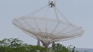 According to officials concerned, the number of applications from researchers to work on the Giant Metrewave radio telescope (GMRT) has gone from 60-70 to 90-110.(HT PHOTO) According to officials concerned, the number of applications from researchers to work on the Giant Metrewave radio telescope (GMRT) has gone from 60-70 to 90-110.(HT PHOTO)