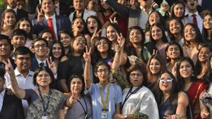 The pass percentage of girls was 92.65% against last year’s 88.67%, while that of boys was 90.14% against last year’s 85.32%. The pass percentage of transgender candidates was 94.74%.(Burhaan Kinu/HT PHOTO) The pass percentage of girls was 92.65% against last year’s 88.67%, while that of boys was 90.14% against last year’s 85.32%. The pass percentage of transgender candidates was 94.74%.(Burhaan Kinu/HT PHOTO)