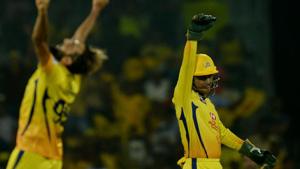 File picture of MS Dhoni, Imran Tahir(AFP) File picture of MS Dhoni, Imran Tahir(AFP)