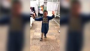 The viral video shows a boy, named Ahmed, dancing with happiness.(Twitter/@ICRC) The viral video shows a boy, named Ahmed, dancing with happiness.(Twitter/@ICRC)