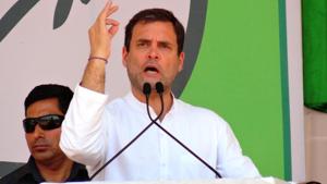 Congress president Rahul Gandhi(HT file photo) Congress president Rahul Gandhi(HT file photo)