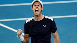 Britain's Andy Murray reacts during the match against Spain's Roberto Bautista Agut.(REUTERS) Britain's Andy Murray reacts during the match against Spain's Roberto Bautista Agut.(REUTERS)