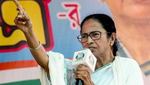 Trinamool Congress supremo and West Bengal Chief Minister Mamata Banerjee Monday said that ‘Jai Shri Ram’ is the BJP’s slogan and it is trying to force everybody to chant it.(PTI File Photo)