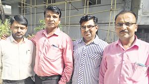 (L-R) Chhabil Patel, Bipin Patel, Vinod Patel and Haribhai Patel.(HT Photo) (L-R) Chhabil Patel, Bipin Patel, Vinod Patel and Haribhai Patel.(HT Photo)