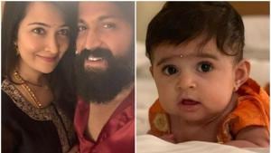 Kannada actors Yash and Radhika Pandit got married in 2016 and were blessed with a daughter in 2018. Kannada actors Yash and Radhika Pandit got married in 2016 and were blessed with a daughter in 2018.