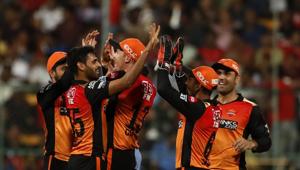 File image of Sunrisers Hyderabad team(AP) File image of Sunrisers Hyderabad team(AP)