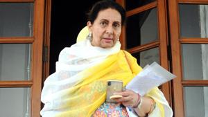 Preneet Kaur is the Congress candidate in the Patiala Lok Sabha seat.(BHarat Bhushan / HT Photo) Preneet Kaur is the Congress candidate in the Patiala Lok Sabha seat.(BHarat Bhushan / HT Photo)