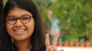 Shruti Jhamb, 17, jumped up in excitement and ended up breaking the chair she was sitting on when she first saw her class 12 results on Tuesday. Shruti Jhamb, 17, jumped up in excitement and ended up breaking the chair she was sitting on when she first saw her class 12 results on Tuesday.
