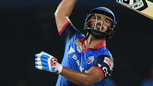 Visakhapatnam: DC batsman Rishabh Pant plays a shot.(PTI) Visakhapatnam: DC batsman Rishabh Pant plays a shot.(PTI)