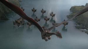 Daenerys Targaryen rides Drogon in a still from the fourth episode of Game of Thrones’ final season.(HBO) Daenerys Targaryen rides Drogon in a still from the fourth episode of Game of Thrones’ final season.(HBO)