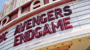 An Avengers: Endgame marquee is displayed at the Grand Lake theatre in Oakland, California. An Avengers: Endgame marquee is displayed at the Grand Lake theatre in Oakland, California.