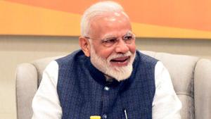 Prime Minister Narendra Modi said the election is being fought on the basis of performance, not perception.(Sonu Mehta/HT PHOTO) Prime Minister Narendra Modi said the election is being fought on the basis of performance, not perception.(Sonu Mehta/HT PHOTO)