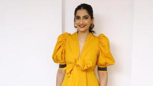 Sonam Kapoor will be seen with Dulquer Salman in The Zoya Factor.(IANS) Sonam Kapoor will be seen with Dulquer Salman in The Zoya Factor.(IANS)