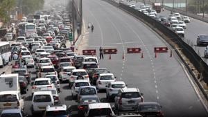 To ensure that no further damage is caused to the Hero Honda Chowk flyover, the traffic police on Thursday decided to restrict the movement of heavy vehicles on the flyover and started diverting them to the service lane from 5pm. To ensure that no further damage is caused to the Hero Honda Chowk flyover, the traffic police on Thursday decided to restrict the movement of heavy vehicles on the flyover and started diverting them to the service lane from 5pm.