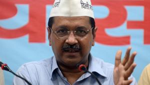 Chief minister Arvind Kejriwal has denied making any “derogatory comments” against state BJP chief Manoj Tiwari in reply to a notice issued to him by the Delhi poll body.(ANI)