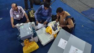 The Centre has sent an additional 30 companies of central paramilitary forces, each comprising 100 men, to West Bengal from Assam and other adjoining states for the last two phases of the ongoing general elections.(PTI) The Centre has sent an additional 30 companies of central paramilitary forces, each comprising 100 men, to West Bengal from Assam and other adjoining states for the last two phases of the ongoing general elections.(PTI)