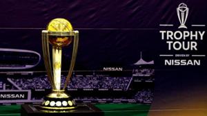 The International Cricket Council (ICC) Cricket World Cup 2019 Trophy(REUTERS)