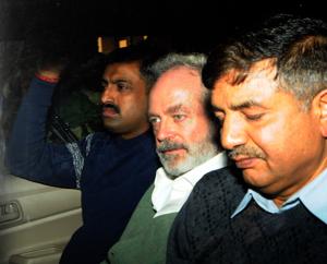 James Christian Michel, the alleged middleman in the multi-crore AgustaWestland chopper deal, is seen in this file photo.(HT Photo) James Christian Michel, the alleged middleman in the multi-crore AgustaWestland chopper deal, is seen in this file photo.(HT Photo)