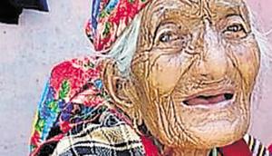 At 108 years of age, Shari Devi is the oldest voter in Himachal Pradesh.(HT Photo)