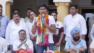 The fact that his credibility lies in his reputation as a boxer and not anything close to politics is not lost on him. “Boxing made me what I am today. It will be hard to balance politics and sport but I will manage,” Vijender says. The fact that his credibility lies in his reputation as a boxer and not anything close to politics is not lost on him. “Boxing made me what I am today. It will be hard to balance politics and sport but I will manage,” Vijender says.
