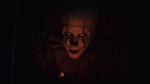 Actor Bill Skarsgard as Pennywise in a still from It: Chapter 2.