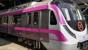 On May 12, Delhi Metro will run with a frequency of 30 minutes on all the lines till 6 am.(PTI/File Photo) On May 12, Delhi Metro will run with a frequency of 30 minutes on all the lines till 6 am.(PTI/File Photo)