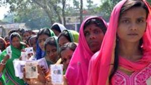 There are 8,048 candidates in the fray, out of which 6,819 (85%) are contesting for the first time; 8% of all candidates are running for a second time, 3.2% for the third time, 1.5% for the fourth time and 2.2% beyond four. (Photo by Santosh Kumar/Hindustan Times).