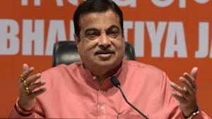 Union minister for road transport and shipping Nitin Gadkari Thursday said in the next two years, Delhiites will be able to take a ferry on the Yamuna to Agra to visit the Taj Mahal.(Mohd Zakir/HT PHOTO)