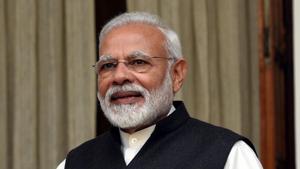 Prime Minister Narendra Modi spoke on topics from India’s relationship with China to bread-and-butter issues such as electricity, roads and water and the policy initiatives launched by his government in the past five years.(Sonu Mehta/HT PHOTO) Prime Minister Narendra Modi spoke on topics from India’s relationship with China to bread-and-butter issues such as electricity, roads and water and the policy initiatives launched by his government in the past five years.(Sonu Mehta/HT PHOTO)