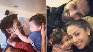 Shahid Kapoor with wife Mira Rajput and kids Misha and Zain.(Instagram) Shahid Kapoor with wife Mira Rajput and kids Misha and Zain.(Instagram)