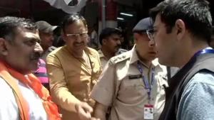 The AAP candidate claimed that these tactics are being used by his BJP rival Ramesh Bidhuri. The AAP candidate claimed that these tactics are being used by his BJP rival Ramesh Bidhuri.